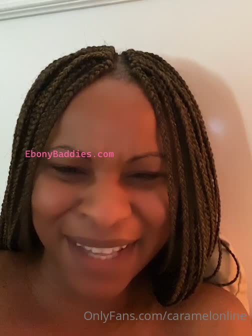 caramelonline thick freak bouncing and eating dick up 6